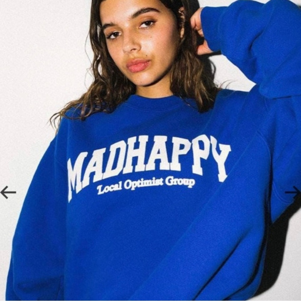Madhappy blue crew neck